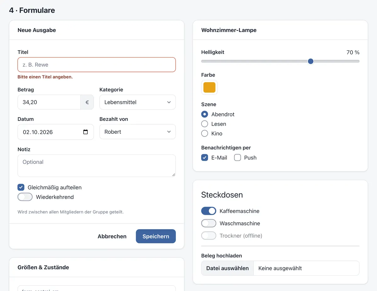 The same page in the clean look